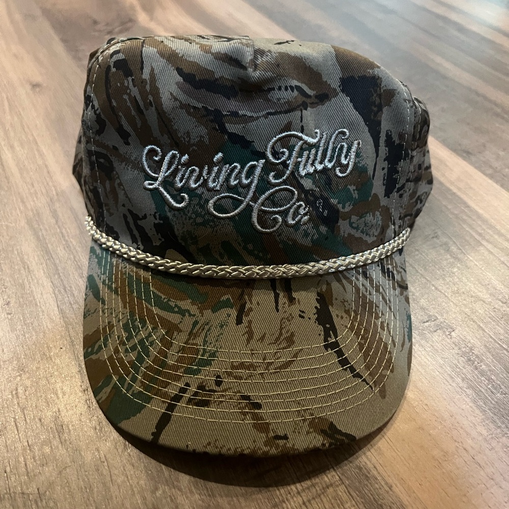Living Fully Co. Camo hat